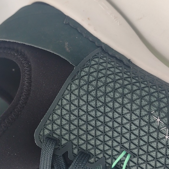 Nike air zoom strong Sz 8 green Cut Velcro straps modified running shoe athletic - Picture 5 of 10